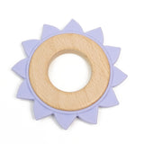Sunflower Wood Silicone Teether