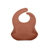 Silicone Baby Bib with Large Pocket