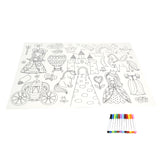 Silicone Graffiti Coloring Mat