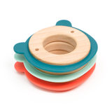 Bear Wood Silicone Teether