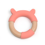 Bear-shaped Silicone Wood Teether