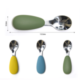 Silicone handle Baby Spoons