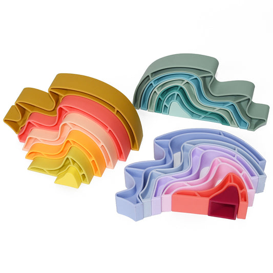 Silicone Montessori Stack Toys