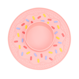 Donut Design Slow Feeder Mat with Bowl