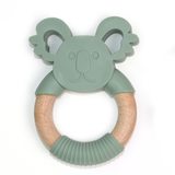 Wood Ring Silicone Koala Teether