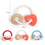 Wood Ring-Heart Teether