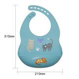 Lovely Printed Silicone Bib