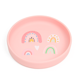 5-in-1 Silicone Baby Feeding Set, Pink