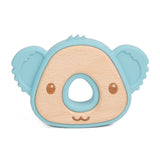 Ringed Koala Silicone Wood Teether