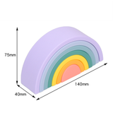 Silicone Stacked Rainbow