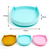 Cat Design Silicone Plate (440mL)