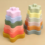 Silicone Stars Stacking Toy