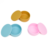 Silicone Baby Feeding Bowl with Lid (400mL)