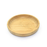 Bamboo Bowl with Suction Base