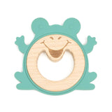 Frog Silicone Wood Teether