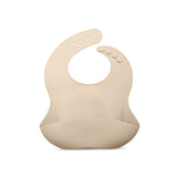 Silicone Baby Bib with Large Pocket