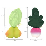 Radish Design Rubber Latex Baby Teether Toys