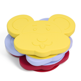 Jerry Design Silicone Divided Plate with Lid