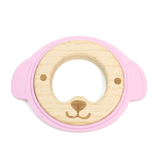 Dog Wood Silicone Teether