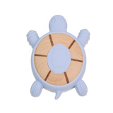 Ringed turtle Silicone Wood Teether