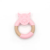 Tiger Silicone Wood Teether