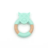 Tiger Silicone Wood Teether
