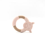 Tiger Silicone Wood Teether