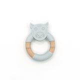 Tiger Silicone Wood Teether
