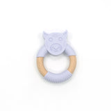 Tiger Silicone Wood Teether