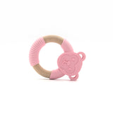 Monkey Silicone Wood Teether