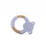 Monkey Silicone Wood Teether