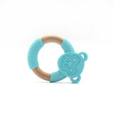 Monkey Silicone Wood Teether