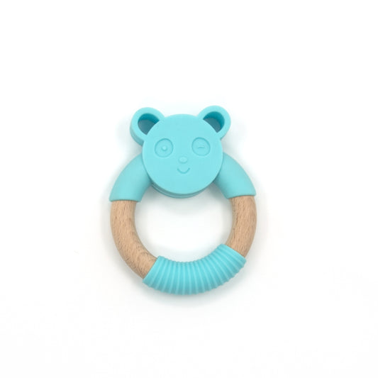 Panda Silicone Wood Teether