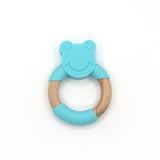 Frog Silicone Wood Teether