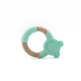 Frog Silicone Wood Teether
