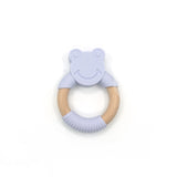 Frog Silicone Wood Teether