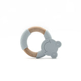 Frog Silicone Wood Teether