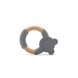 Frog Silicone Wood Teether