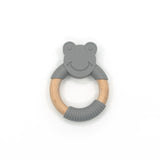 Frog Silicone Wood Teether