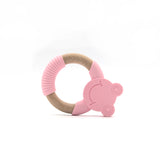 Frog Silicone Wood Teether