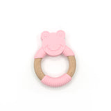 Frog Silicone Wood Teether