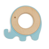 Elephant Wood Silicone Teether