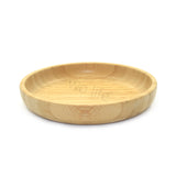 Bamboo Bowl with Suction Base